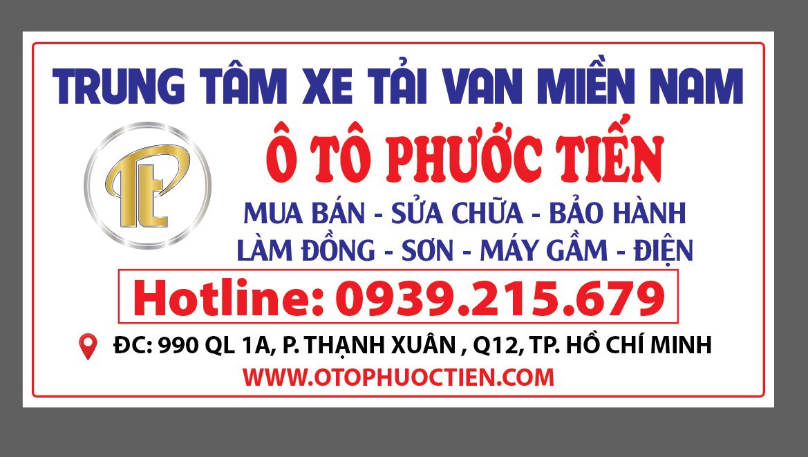 Bảo Hành Bảo Dưỡng Và Sửa Chữa xe tải van tải miền nam | trung tâm xe tải van miền nam 