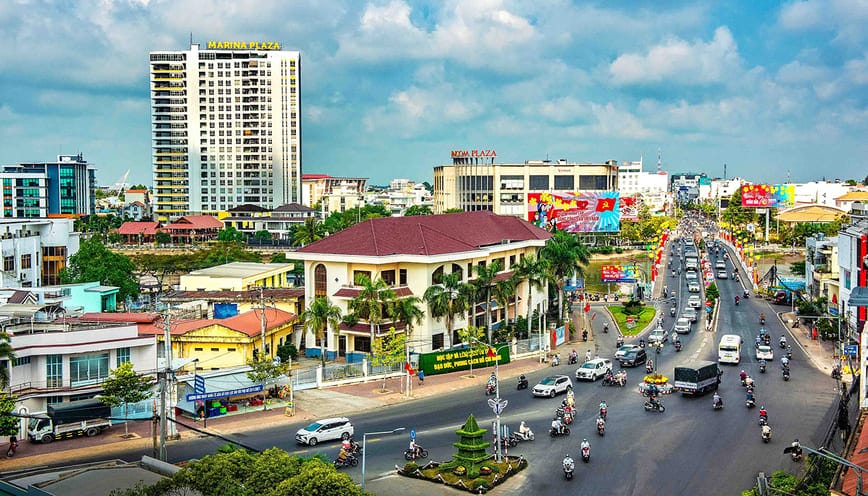 An Giang nằm ở khu vực đồng bằng sông Cửu Long