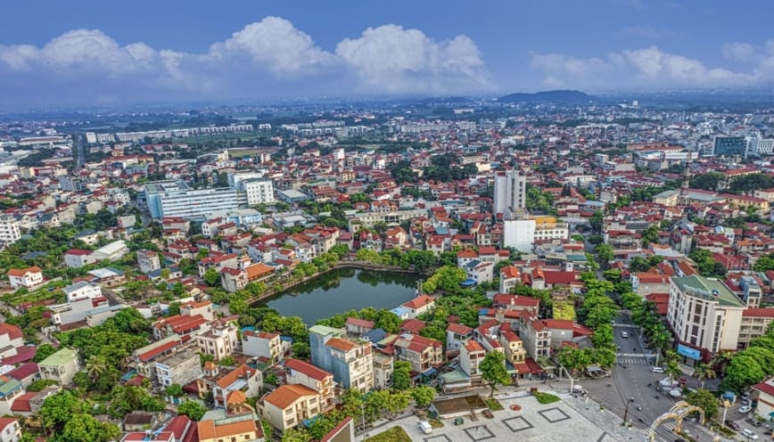 Góc nhìn trên xuống tỉnh Vĩnh Phúc