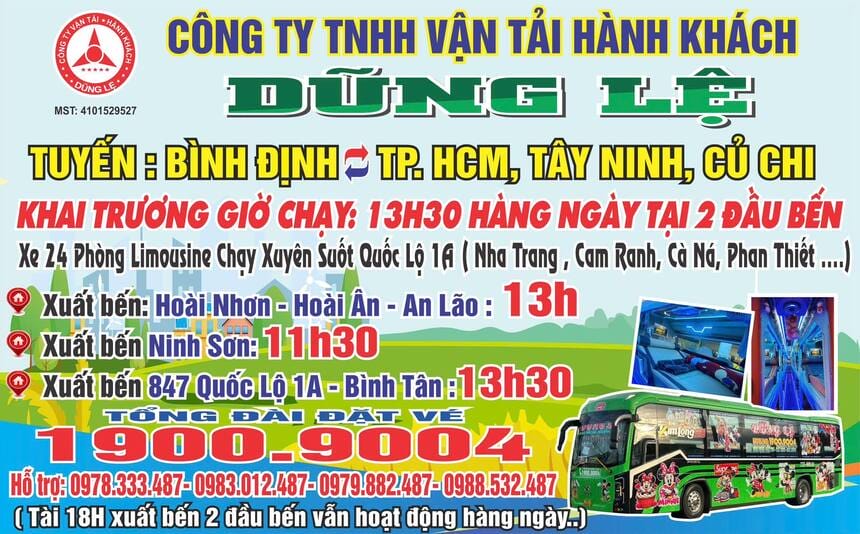 Các điểm đón trả quy định nằm trên các trục đường lớn, tiện di chuyển