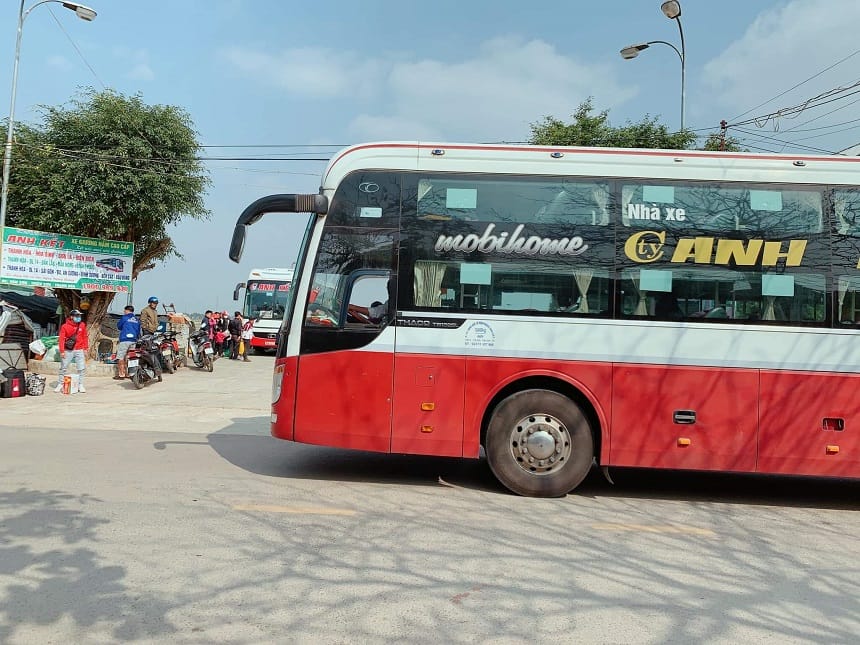 Các tuyến đường hoạt động của nhà xe Anh Kết