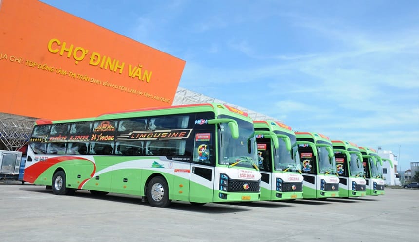 Cách dịch vụ vận tải được khai thác tại nhà xe Điền Linh