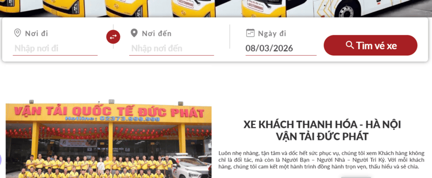 Đặt vé với 4 thao tác dễ dàng, nhanh chóng