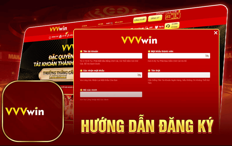 Hướng Dẫn Chi Tiết Cách Đăng Ký VVVWIN
