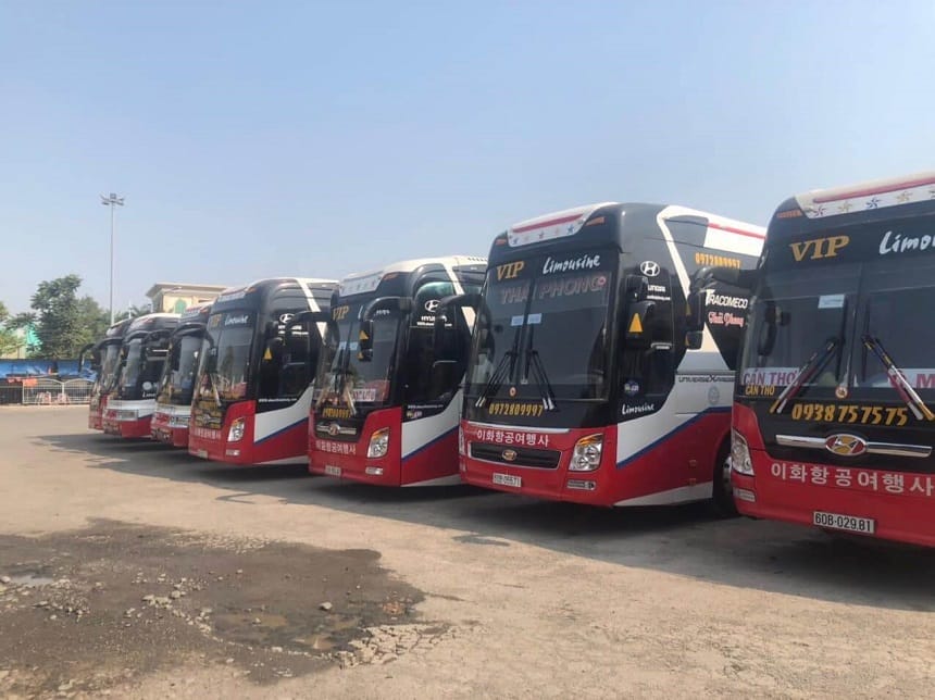 Lịch trình các tuyến xe hoạt động tại nhà xe