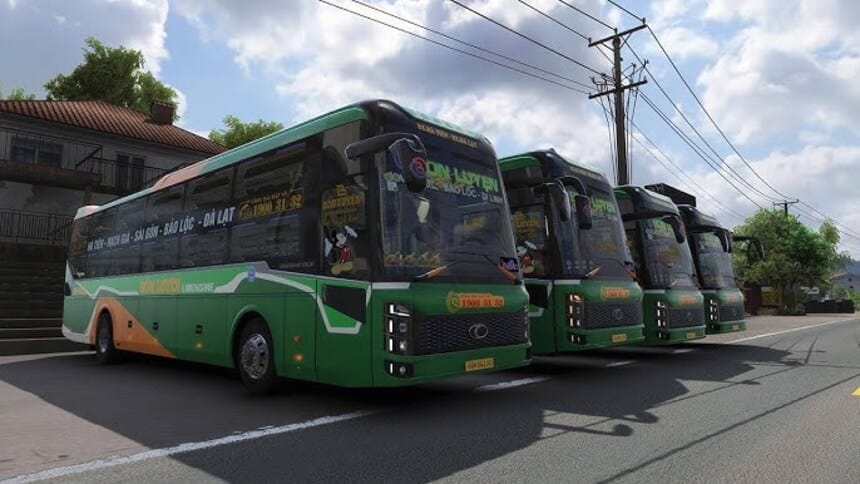 Lộ trình di chuyển và thời gian xuất bến