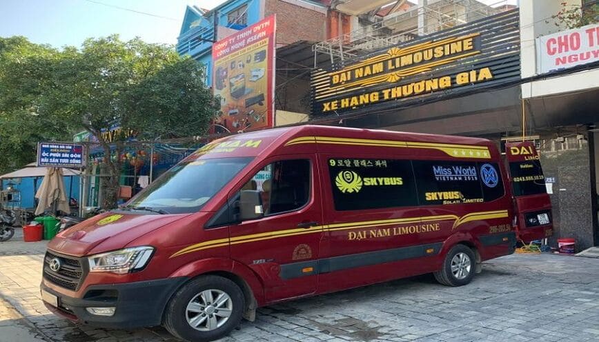 Xe cao cấp đặt tại chi nhánh nhà xe