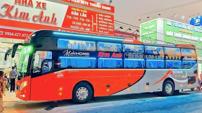 Nhà xe Kim Anh Đà Nẵng - Cập nhật lộ trình xe chạy mới nhất