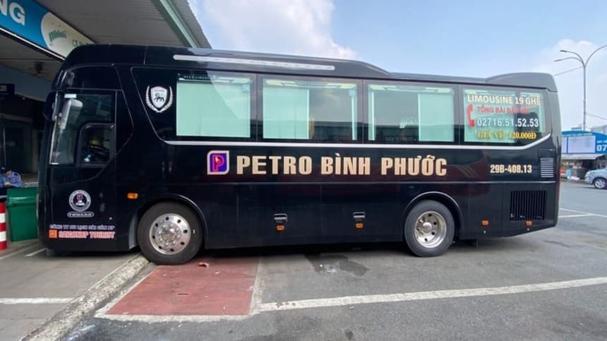 Nhà xe Petro Bình Phước - Cập nhập lộ trình và số hotline chính xác