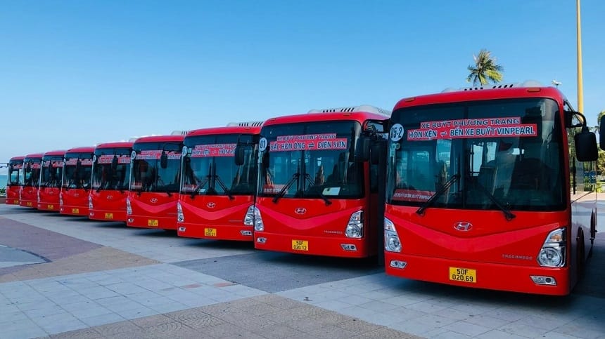 Nhà xe Phương Trang tại chi nhánh Thành phố Hồ Chí Minh