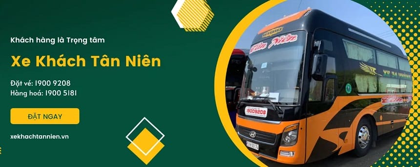 Nhà xe Tân Niên di chuyển giữa các tỉnh Tây Nguyên và miền Đông Nam Bộ