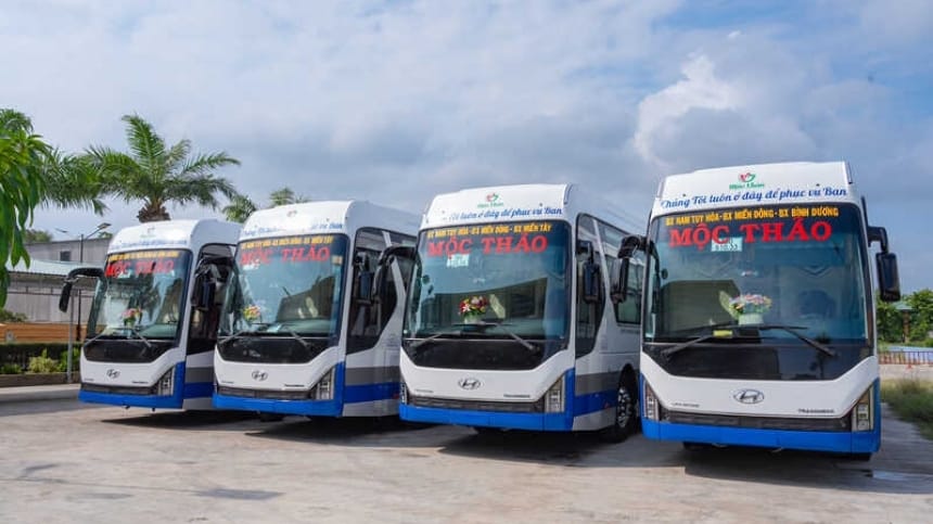 Các đầu xe hiện đại và tiện nghi của nhà xe Thuận Thảo