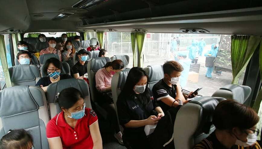 Hành khách phải đến sớm và ổn định chỗ ngồi trước khi xe chạy