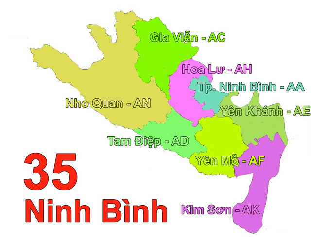 Quy trình chi tiết để nhận được biển số của tỉnh Ninh Bình