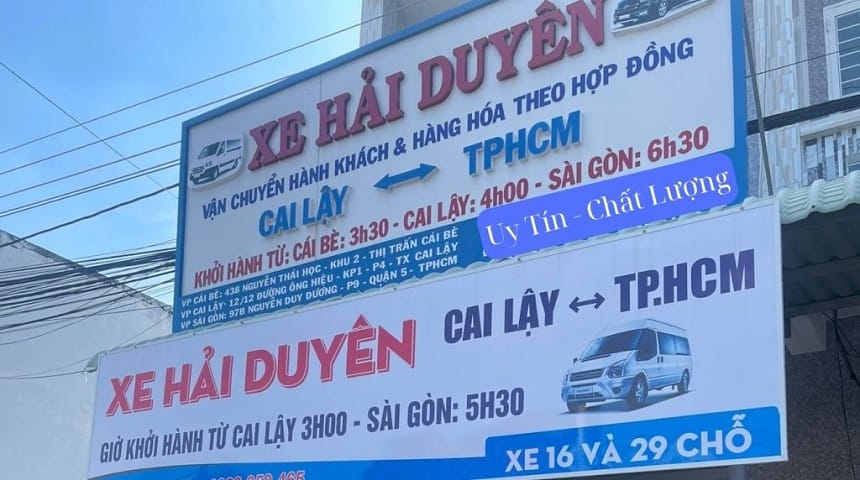 Thông tin về nhà xe Hải Duyên