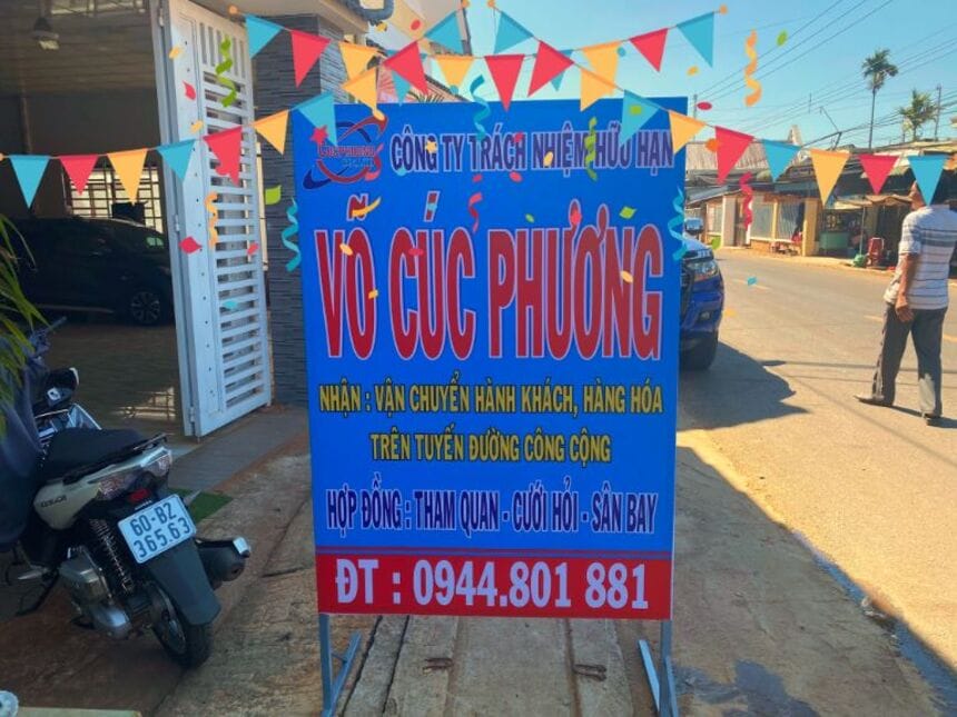 Văn phòng chi nhánh của nhà xe tại Đồng Nai và TP. Hồ Chí Minh