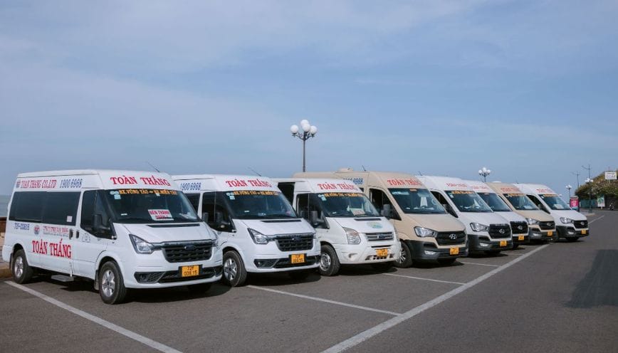 Vị trí chính xác văn phòng nhà xe Toàn Thắng Hàng Xanh