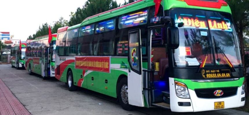 Xe giường nằm của nhà xe Điền Linh Biên Hòa được trang bị nhiều tiện ích hiện đại