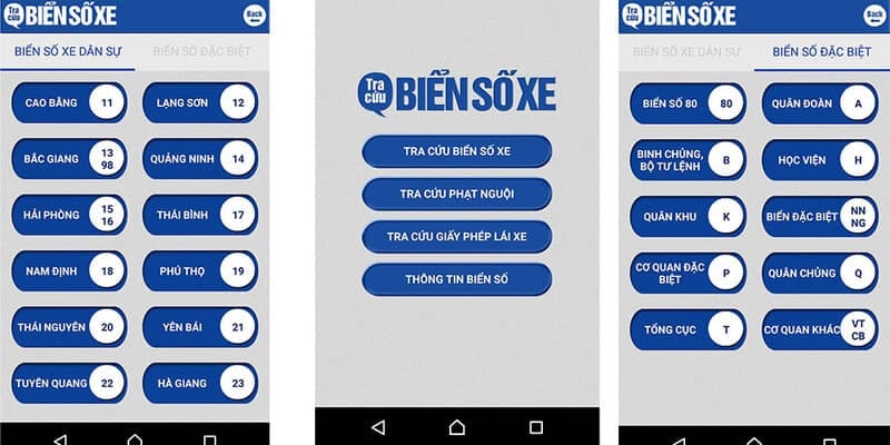 App tra cứu biển số xe máy offline