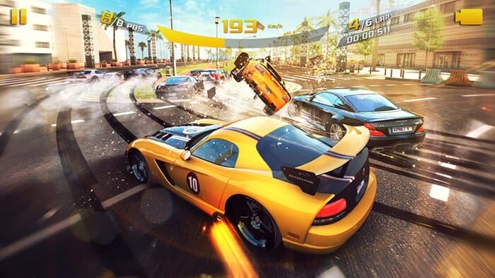 Asphalt 8 sở hữu hệ thống nitro độc đáo