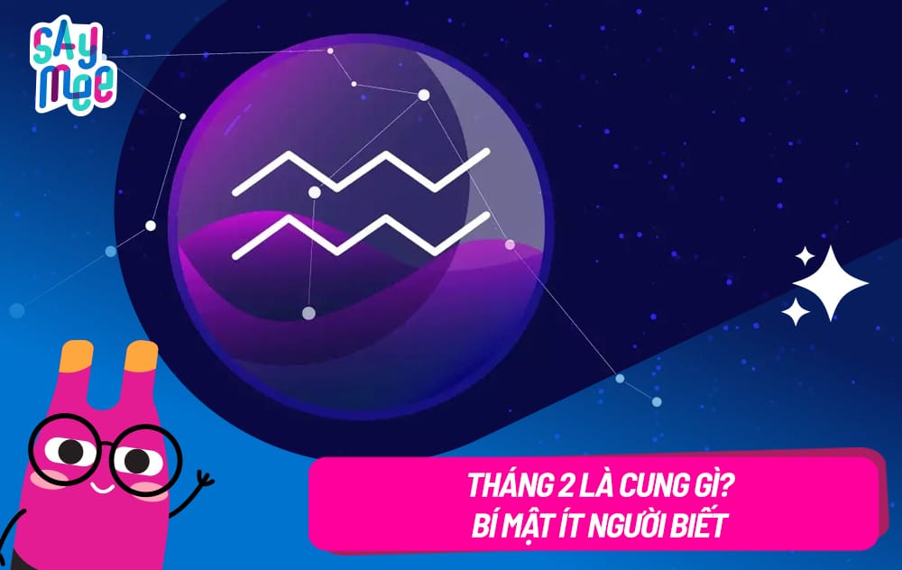 Bản đồ các chòm sao và cung hoàng đạo, biểu trưng cho tính cách Bảo Bình tháng 2