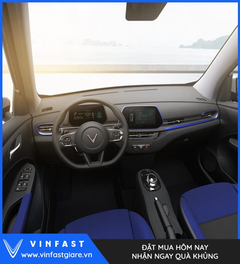 Bảng đồng hồ kỹ thuật số 7 inch hiện đại trên VinFast VF5 Plus