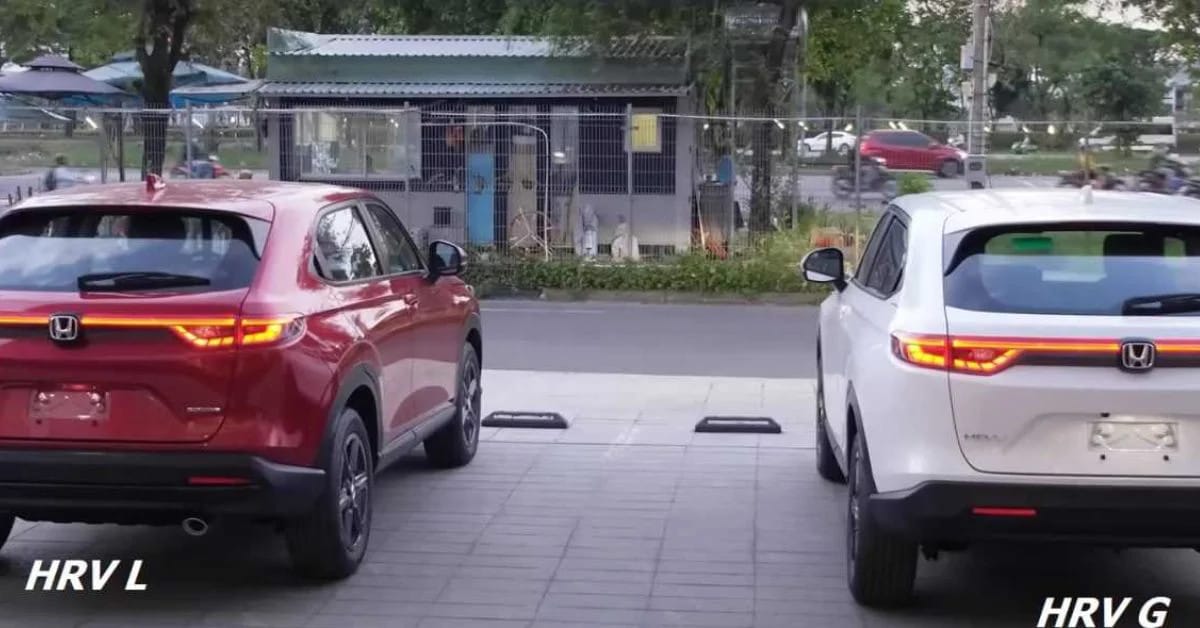 Bảng giá lăn bánh chi tiết của Honda HR-V bản G và L