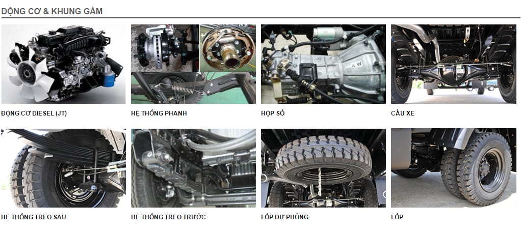 Bảng giá xe tải Kia K165 mới cập nhật chi tiết các phiên bản