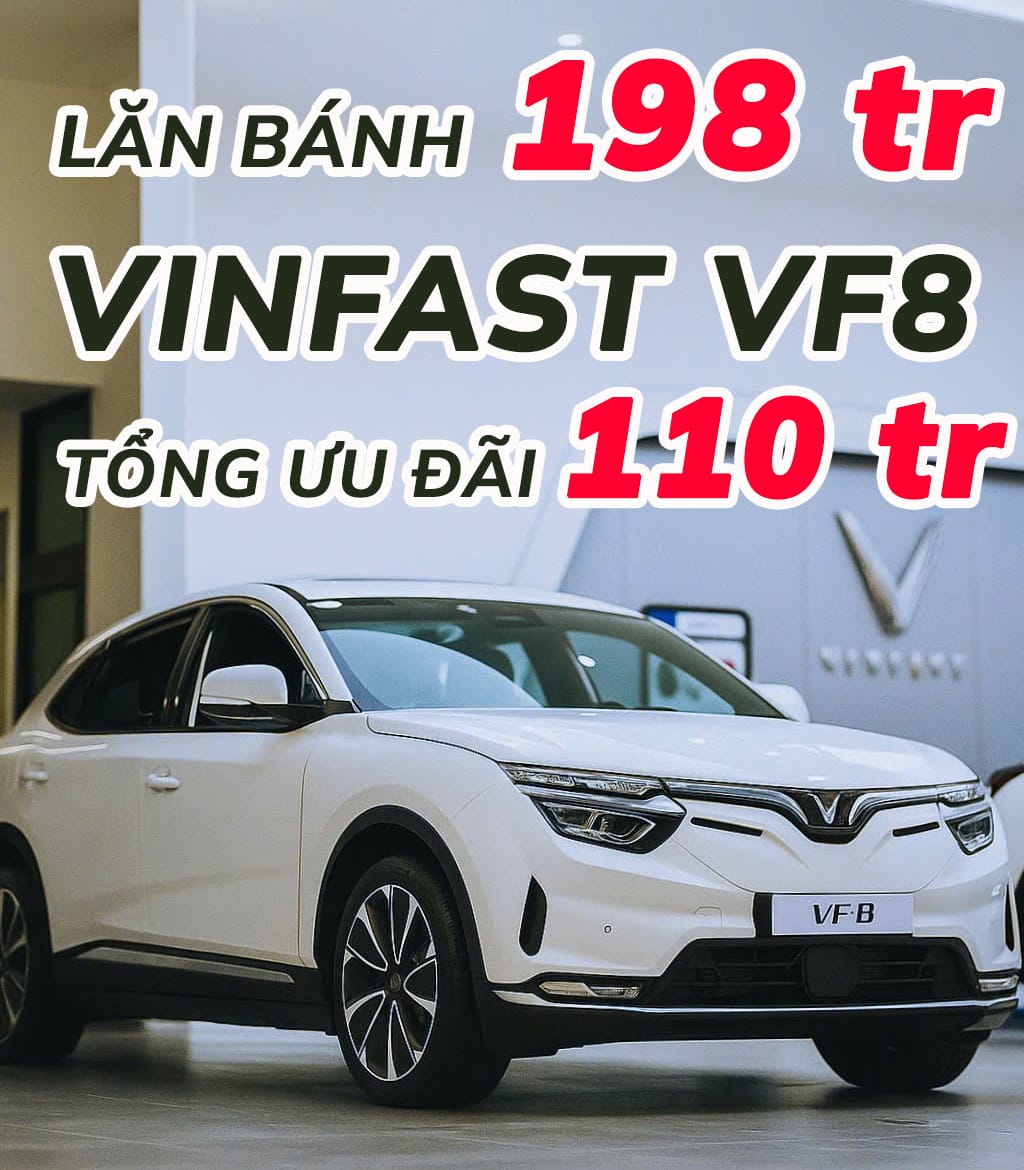 Bảng giá xe VF8 Eco và VF8 Plus chi tiết, cập nhật mới nhất