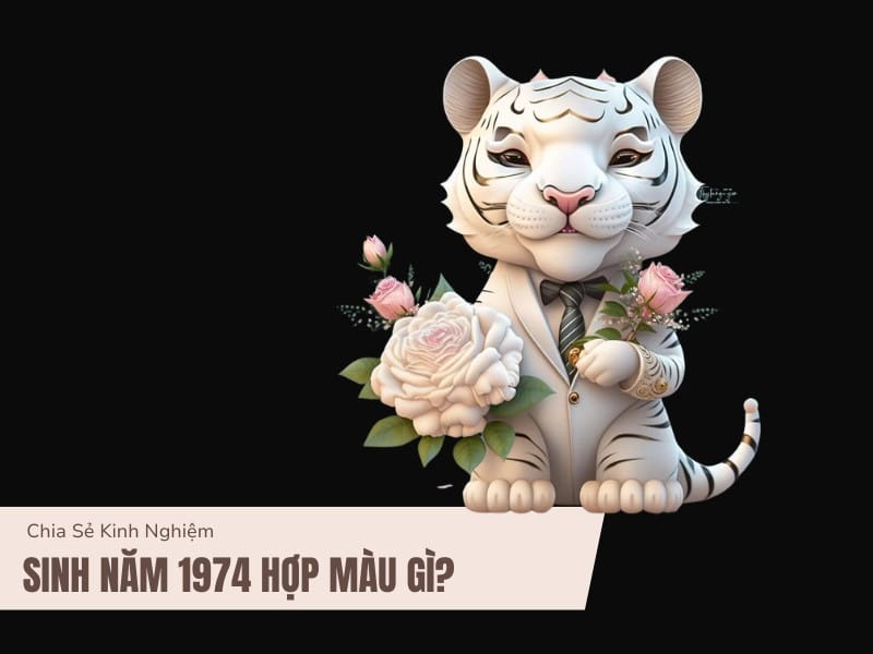 Bảng màu sắc phù hợp cho người sinh năm 1974