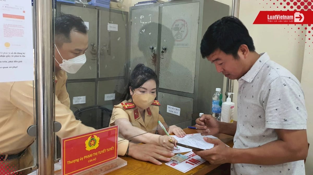 Bảng tổng hợp các mức phạt khi xe bị phạt nguội do vi phạm giao thông