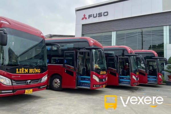 Bên trong xe Liên Hưng đi Sài Gòn Phan Rang với nhiều tiện ích