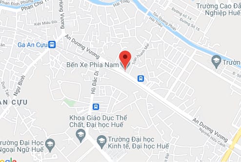 Bến xe phía Nam Huế, điểm trả khách của nhà xe Tâm Minh Phương