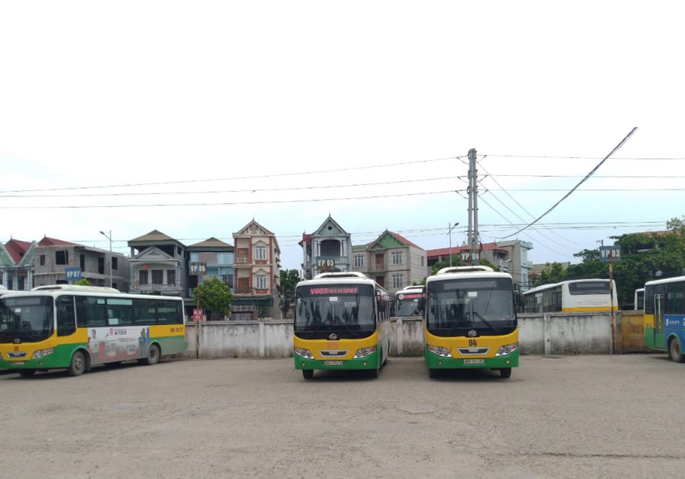 Bến xe vĩnh yên là điểm tập kết của hàng loạt tuyến xe buýt nội tỉnh Vĩnh Phúc