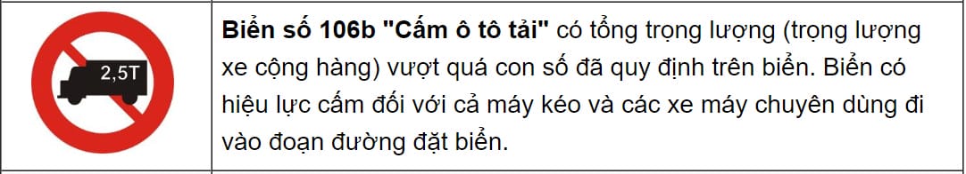 Biển báo cấm dừng và đỗ xe, một quy định nghiêm ngặt cho người lái xe tải van.