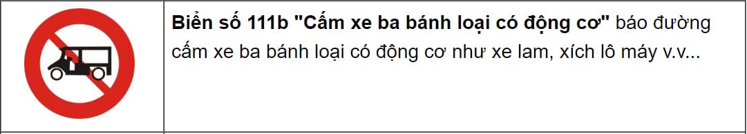 Biển báo cấm ô tô khách, một quy định quan trọng cho người lái xe tải van.