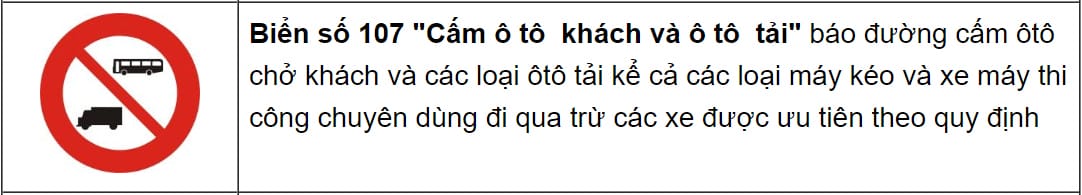 Biển báo cấm vượt, một quy định quan trọng cho người lái xe tải van.