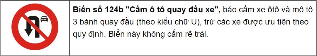 Biển báo cấm vượt, nhắc nhở người lái xe tải van về khu vực cấm.