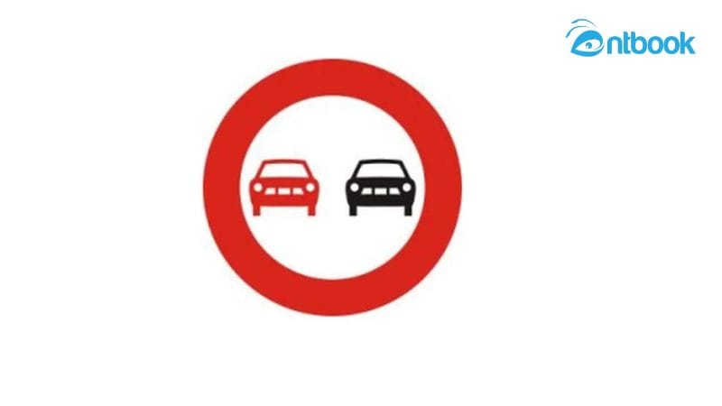 biển báo cấm vượt P125 cho các loại xe cơ giới