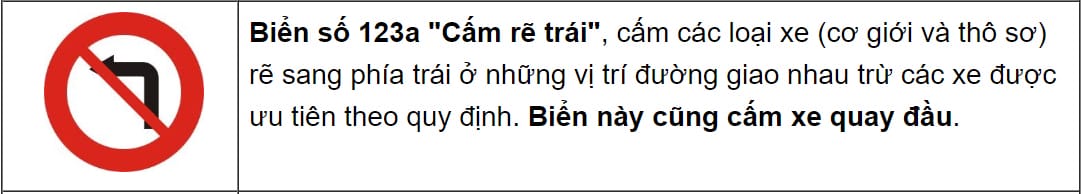 Biển báo cấm xe có chiều dài lớn, nhắc nhở người lái xe tải van về khu vực cấm.