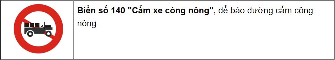 Biển báo cấm xe có chiều rộng lớn, nhắc nhở người lái xe tải van về khu vực cấm.