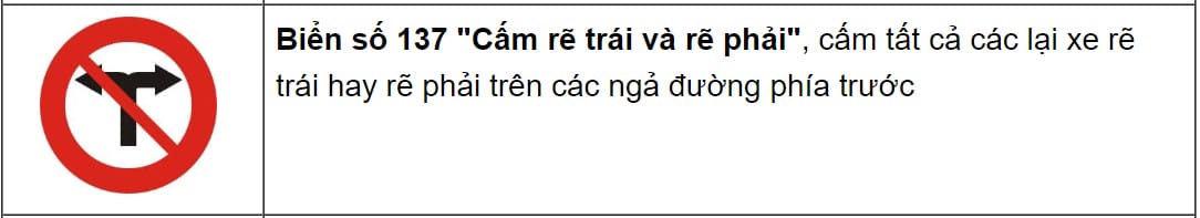 Biển báo cấm xe cơ giới, nhắc nhở người lái xe tải van về khu vực cấm.