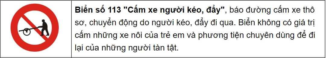 Biển báo cấm xe đạp, yêu cầu người lái xe tải van tuân thủ.