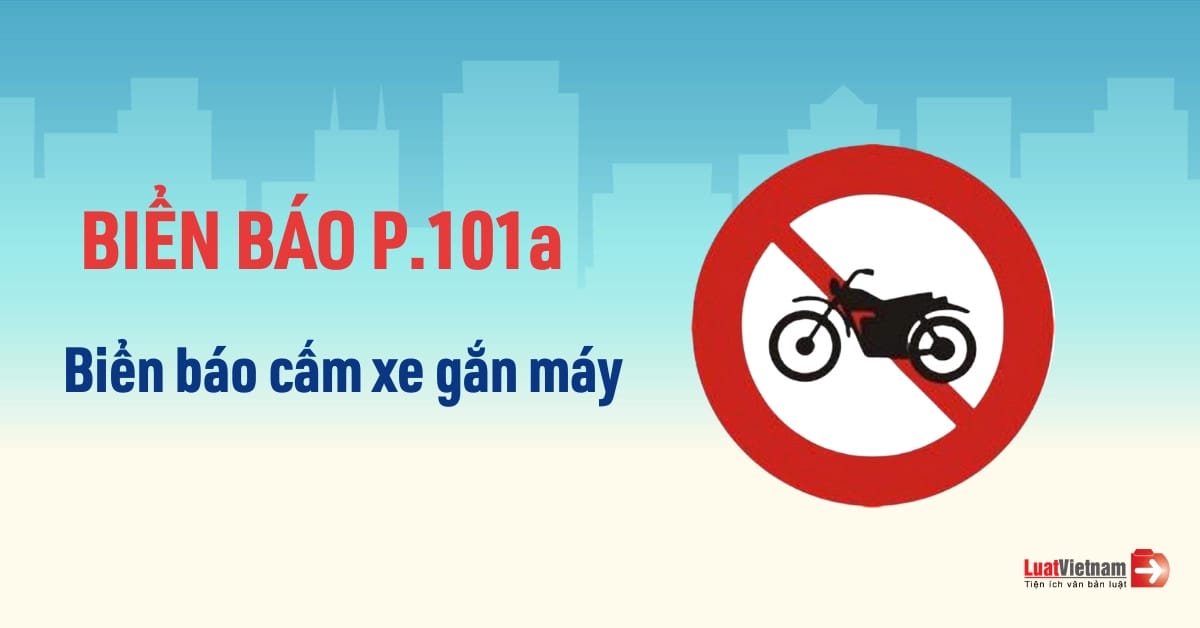 Biển báo cấm xe gắn máy