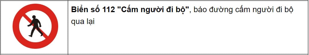 Biển báo cấm xe máy kéo, một quy định nghiêm ngặt cho người lái xe tải van.