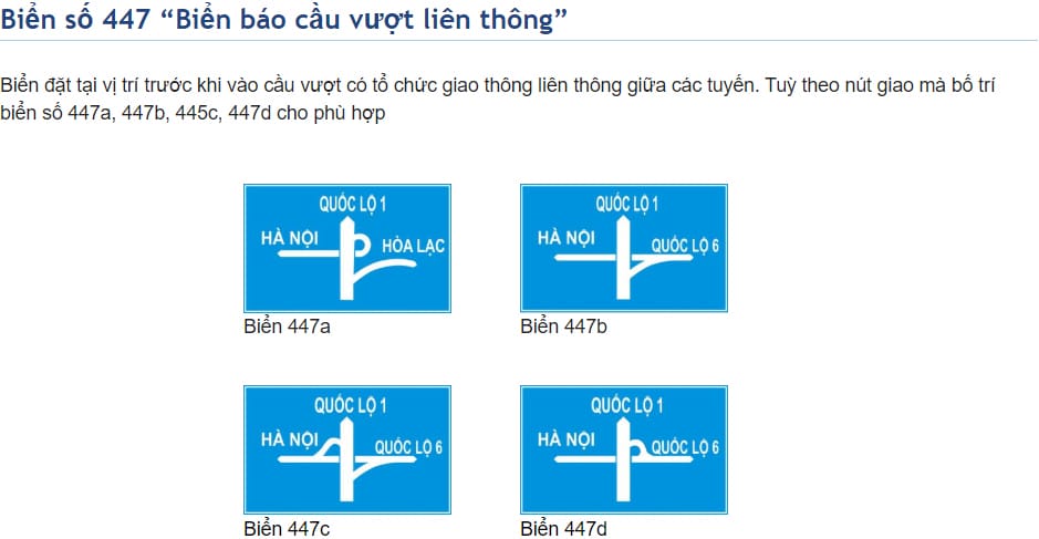 Biển báo chỉ dẫn đường dành cho xe khách, nhắc nhở người lái xe tải van về làn đường.