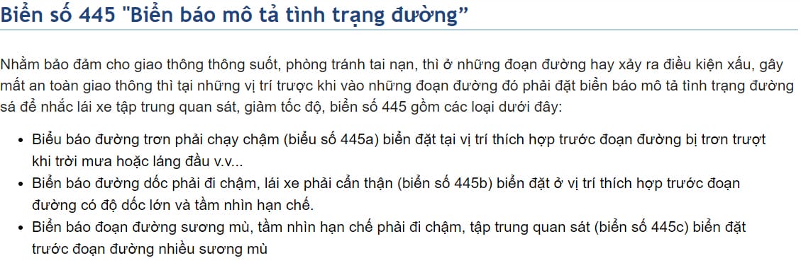 Biển báo chỉ dẫn làn đường, thông báo cho người lái xe tải van về làn đường.