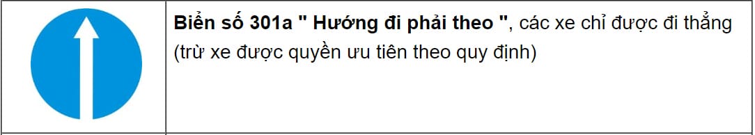 Biển báo hiệu lệnh đi thẳng, một hướng dẫn cơ bản cho người lái xe tải van khi học biển báo giao thông.