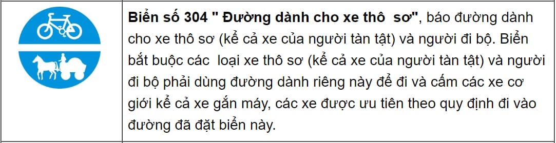 Biển báo hiệu lệnh đường dành cho ô tô, nhắc nhở người lái xe tải van về làn đường.