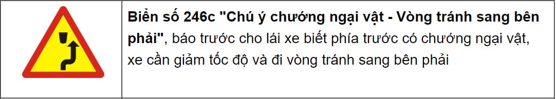 Biển báo nguy hiểm đường có dây cáp, cần sự chú ý cao độ khi điều khiển xe tải van.